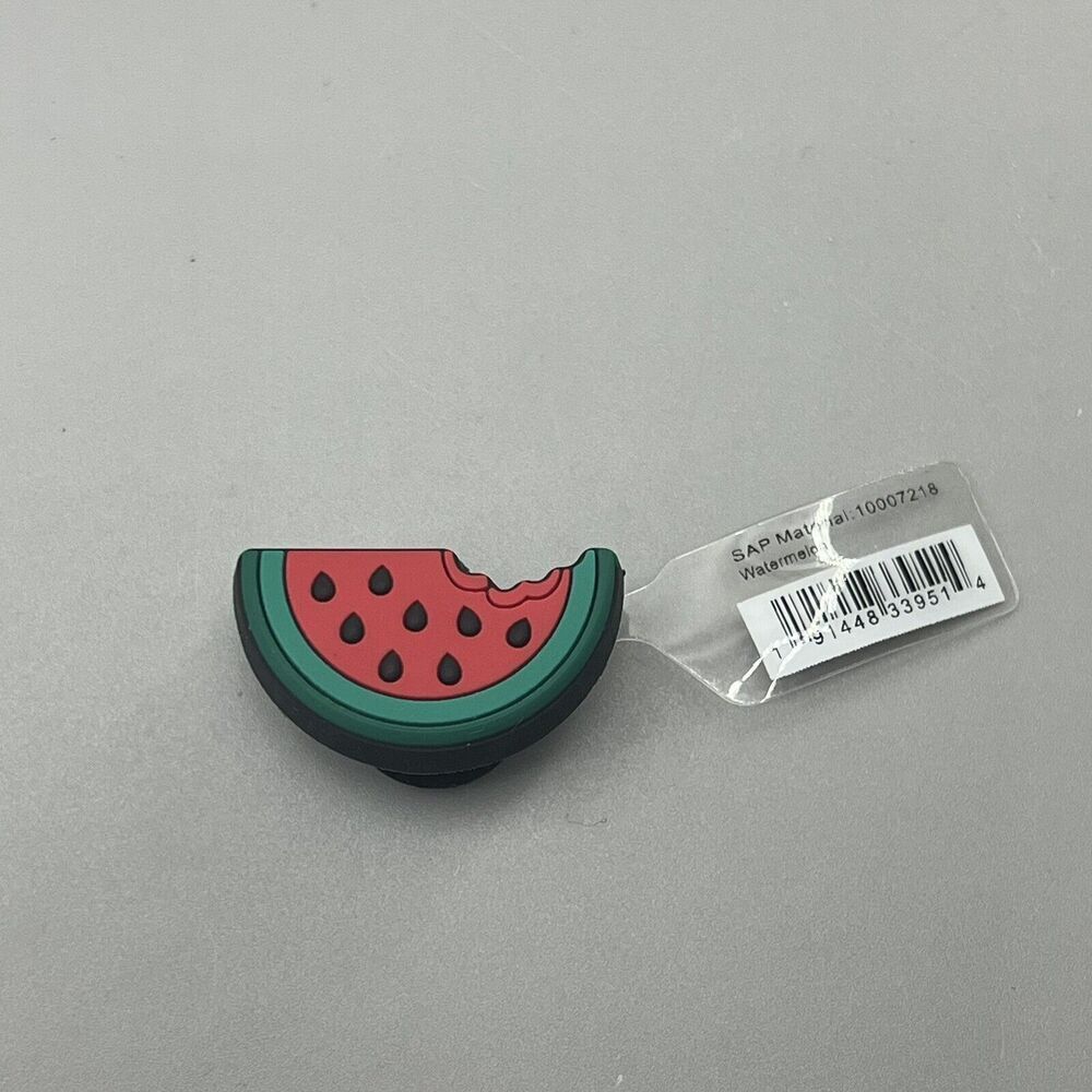 Crocs Jibbitz Fruit Shoe Charms | Jibbitz for Crocs, Watermelon Small Bite Slice